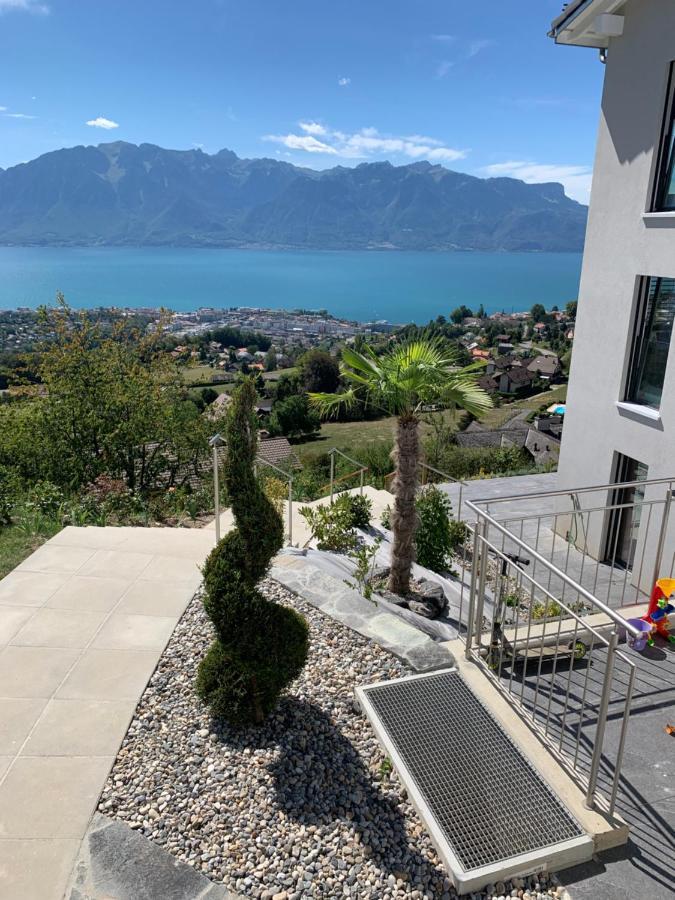 Appartement Moderne Avec Vue Panoramique A Jongny Proche De Montreux المظهر الخارجي الصورة