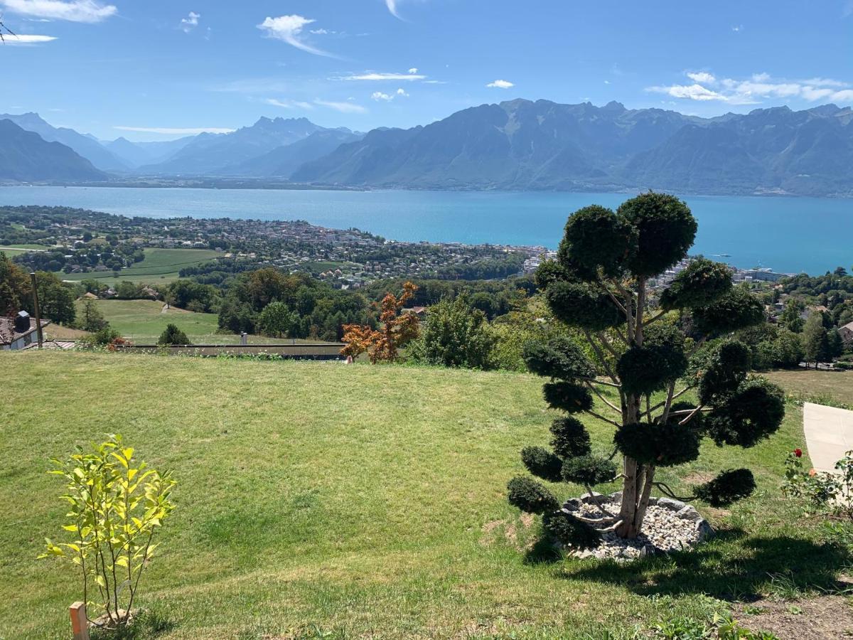Appartement Moderne Avec Vue Panoramique A Jongny Proche De Montreux المظهر الخارجي الصورة