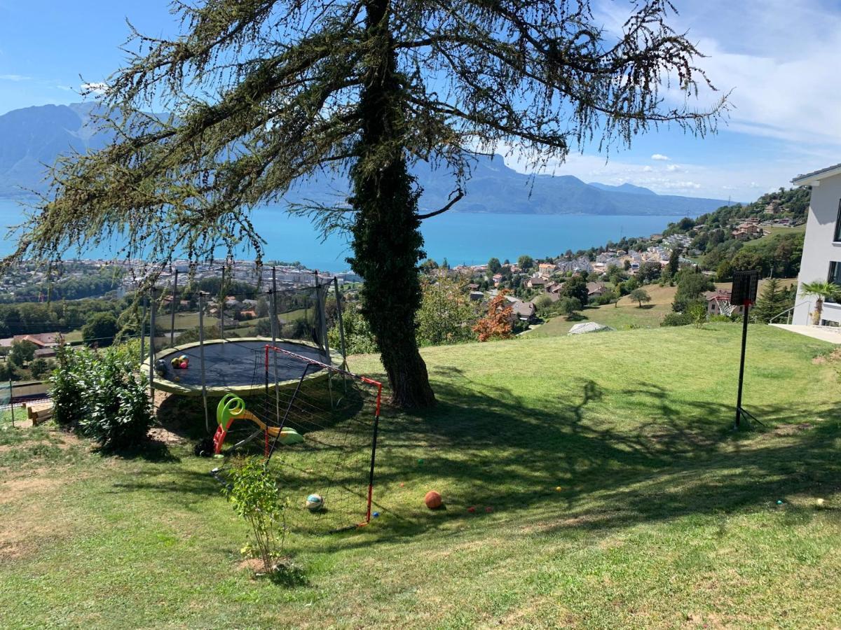 Appartement Moderne Avec Vue Panoramique A Jongny Proche De Montreux المظهر الخارجي الصورة