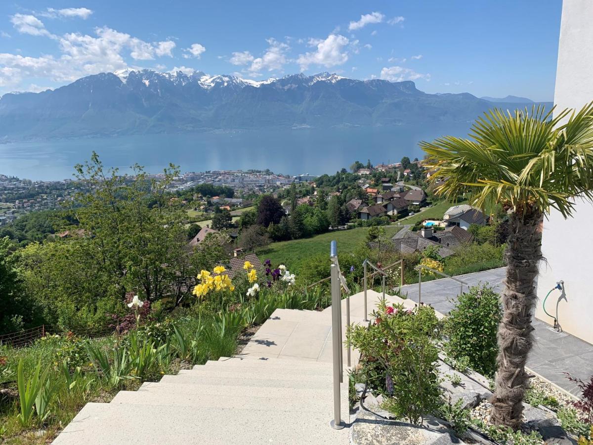 Appartement Moderne Avec Vue Panoramique A Jongny Proche De Montreux المظهر الخارجي الصورة