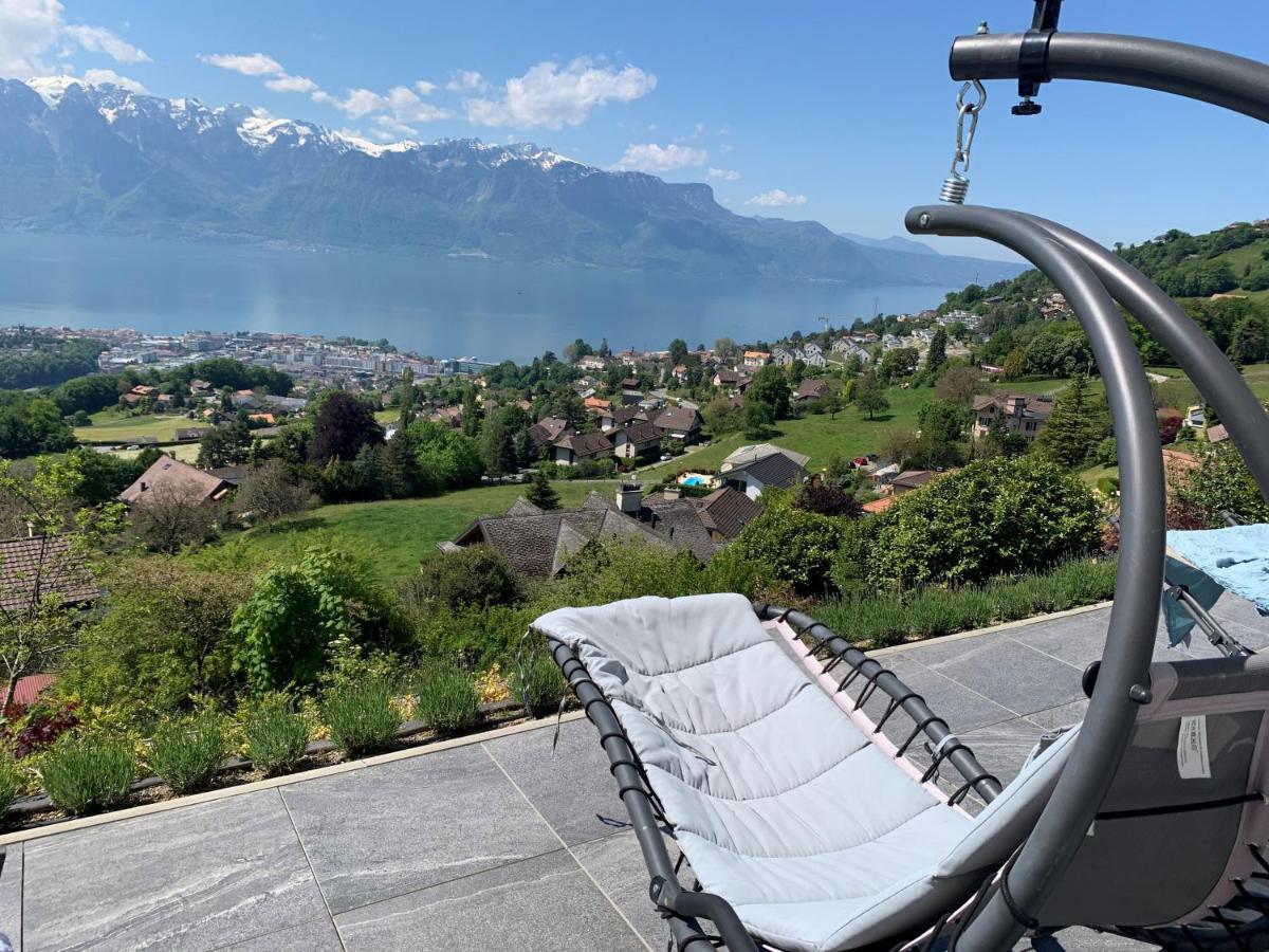 Appartement Moderne Avec Vue Panoramique A Jongny Proche De Montreux المظهر الخارجي الصورة