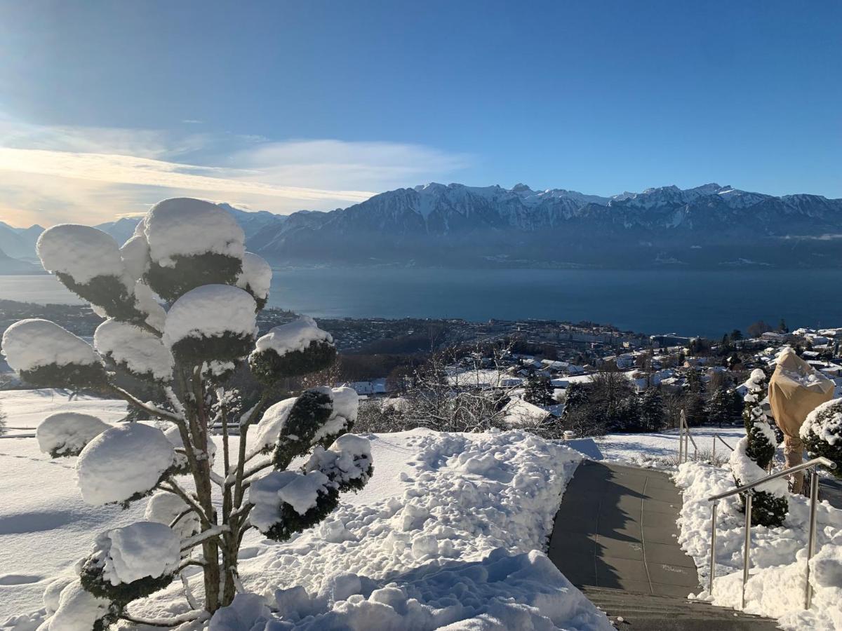 Appartement Moderne Avec Vue Panoramique A Jongny Proche De Montreux المظهر الخارجي الصورة
