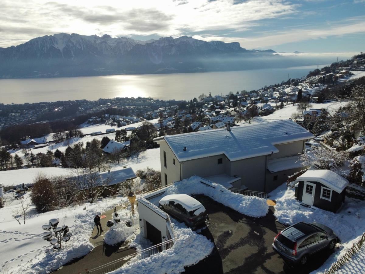 Appartement Moderne Avec Vue Panoramique A Jongny Proche De Montreux المظهر الخارجي الصورة