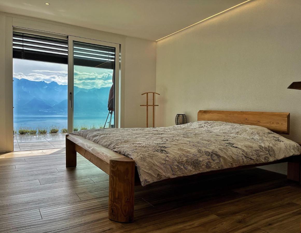 Appartement Moderne Avec Vue Panoramique A Jongny Proche De Montreux المظهر الخارجي الصورة