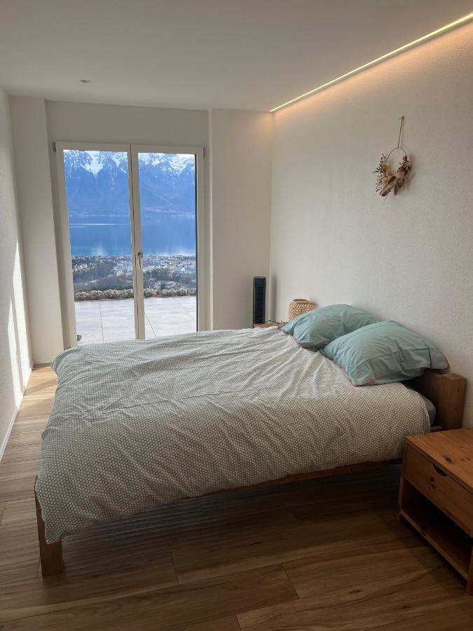 Appartement Moderne Avec Vue Panoramique A Jongny Proche De Montreux المظهر الخارجي الصورة