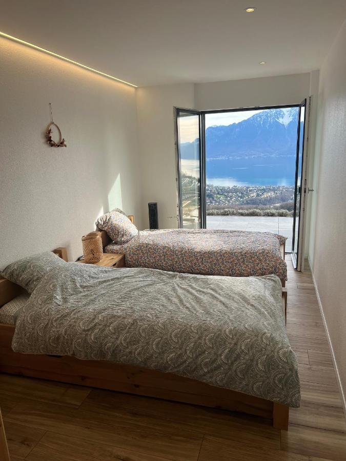 Appartement Moderne Avec Vue Panoramique A Jongny Proche De Montreux المظهر الخارجي الصورة