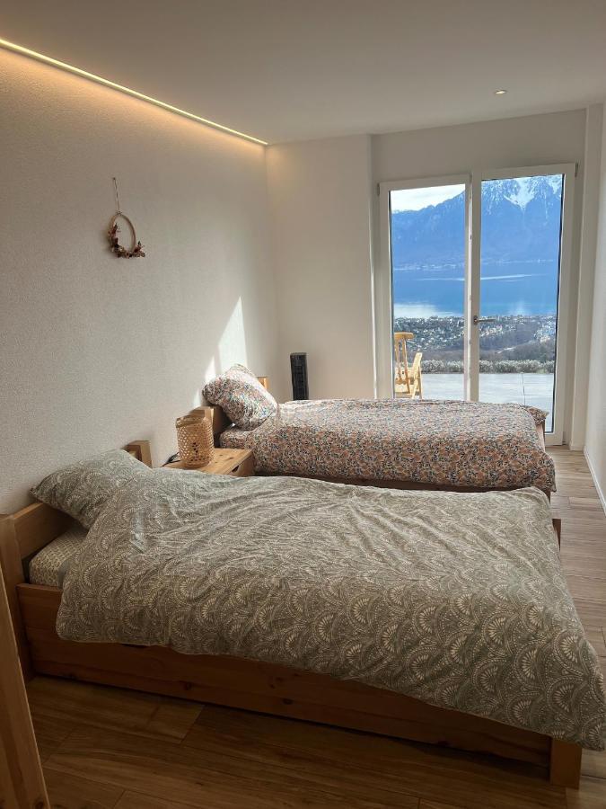 Appartement Moderne Avec Vue Panoramique A Jongny Proche De Montreux المظهر الخارجي الصورة