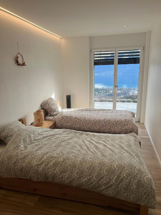 Appartement Moderne Avec Vue Panoramique A Jongny Proche De Montreux المظهر الخارجي الصورة